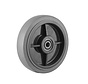 Roue, Ø 200 mm, pneu en caoutchouc thermoplastique gris non marquant, 250 kg