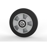 Roda Industrial Ø160x50mm Pneu Elástico – 300kg
