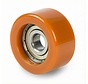 Printhopan guiding roller tread Vulkopan steel core, precision ball bearing, Wheel-Ø 50mm, 320KG