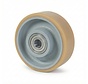 heavy duty Vulkollan® Covestro tread cast iron, precision ball bearing, Wheel-Ø 200mm, 125KG