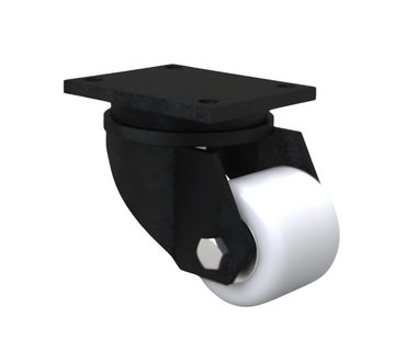 Roulette pivotante, Ø 82 mm, roue polyamide, 650 kg