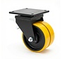 swivel castor with brake, Ø 200 mm, vulcanised polyurethane tyre, 2000KG
