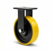 Bockrolle, Ø 250mm, Vulkanisierte gegossenem Polyurethane Laufflache, 1400KG