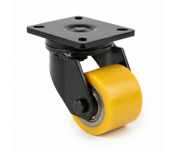 Roulette pivotante, Ø 70mm, Polyurethane vulcanisé bandage, 500KG