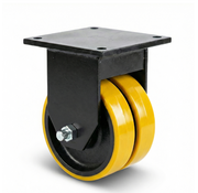 Bockrolle, Ø 400mm, Vulkanisierte gegossenem Polyurethane Laufflache, 6000KG