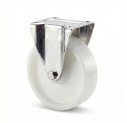 Fixed caster, Ø 125mm, Polyamide wheel, 450KG