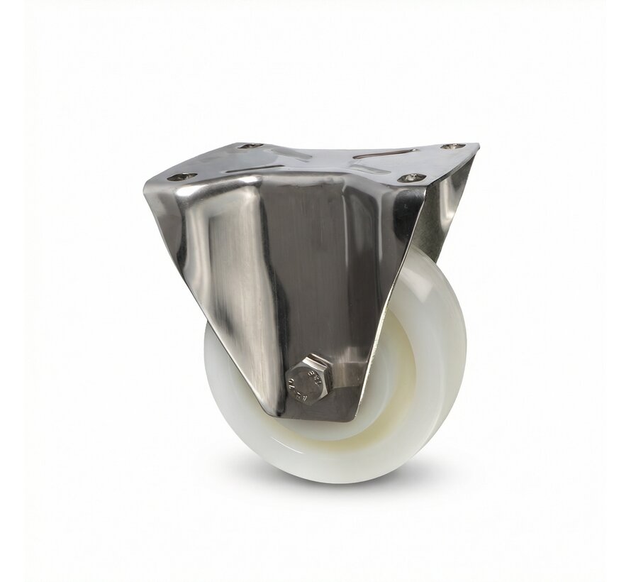 Roue fixe, Ø 125 mm, roue entièrement en polyamide (PA6), 700KG