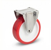 Roulette fixe, Ø 160mm, polyuréthane injecté, 450KG