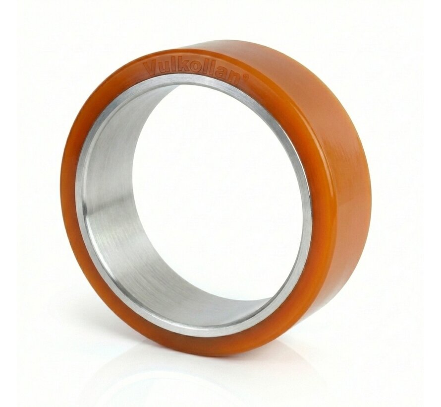 Forklift wheels Vulkollan® cylindrical press-on tyres with Vulkollan® cylindrical press-on tyres, , Wheel-Ø 250mm, 200KG