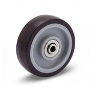Ruota, Ø 50mm, gomma termoplastica grigia antitraccia, 50KG