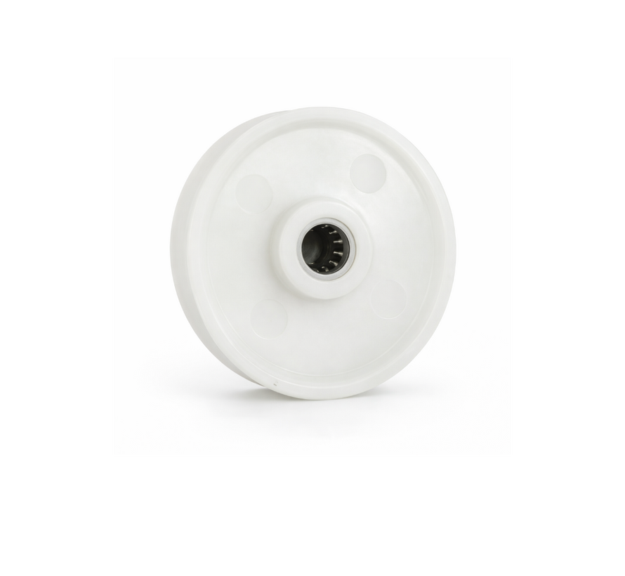 Roue industrielle en polyamide, roulement à rouleaux, diamètre de roue 100 mm, 200 kg