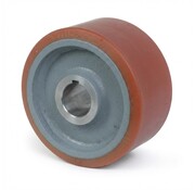 Vulkollan® Covestro roues bandage de roulement Corps de roue fonte, Ø 400x100mm, 3050KG