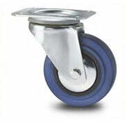 Svänghjul, Ø 125 mm, elastiskt däck, 150 kg