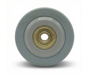 RUOTA IN GOMMA CON PERNO FILETTATO M10 40 MM SET 2 PZ