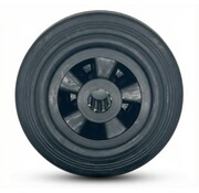 Roda, Ø 200mm, borracha, preta, 230KG