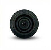 Roue, Ø 80 mm, caoutchouc, noire, 65 kg