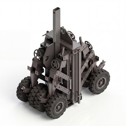 Los juegos de ruedas para cargas pesadas con gatos elevadores manuales son la solución ideal para levantar y mover contenedores intermodulares ISO