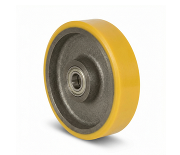 Roda, Ø 250mm, piso de poliuretano vulcanizado, 1400KG