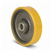 Rueda, Ø 160mm, banda de rodadura de poliuretano vulcanizado, 800KG