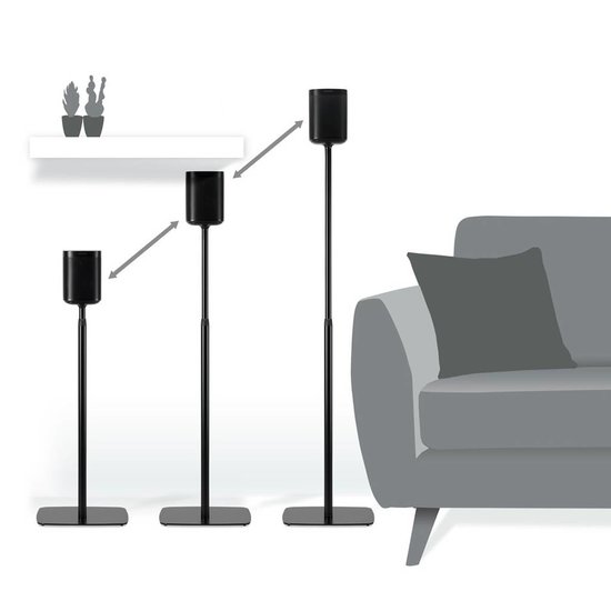 Flexson Adjustable Floor Stand One & PLAY1 (set)