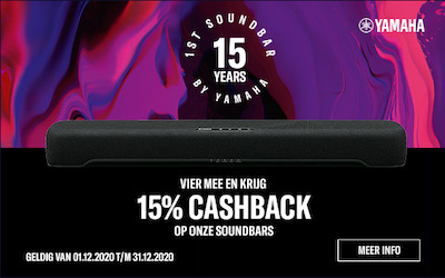 Cashback action Yamaha soundbars