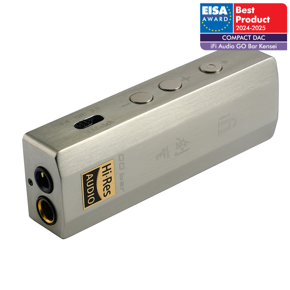 iFi Audio GO bar Kensei Ultraportable DAC + preamp + headphone amp