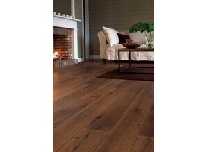 Vintage Eik donkervernist