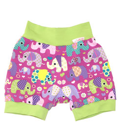 Bunter Short, Elefanten lila