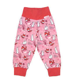 Kinderhose Fuchs und Hase auf rosa