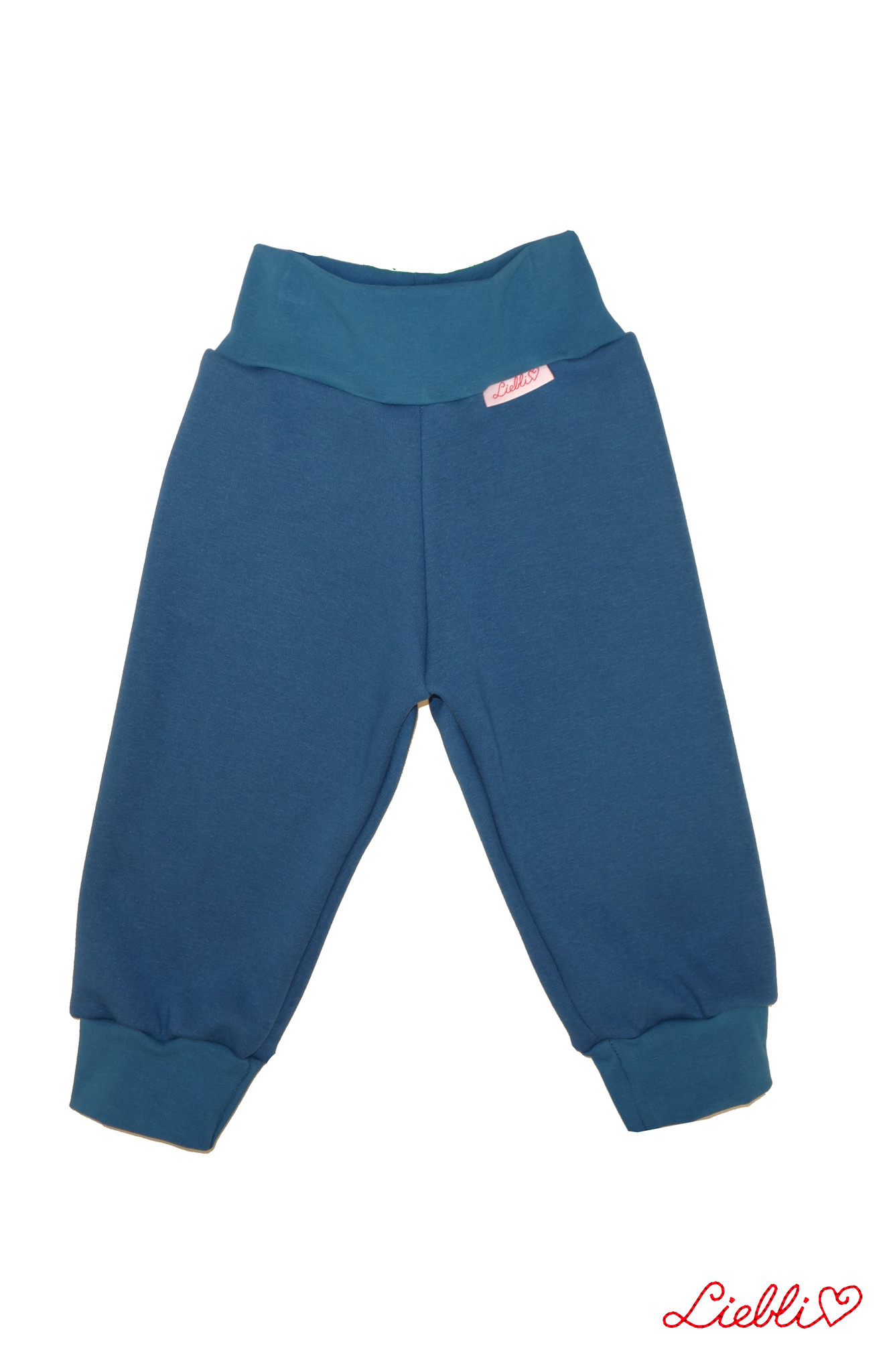 warme Kinderhose, Jogginghose petrol