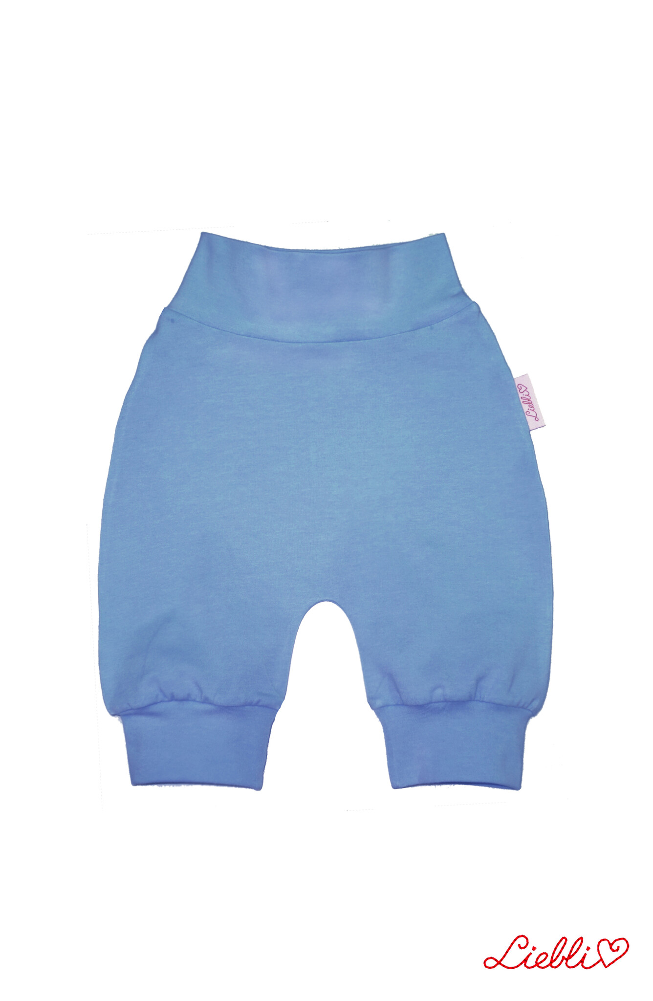 Liebli Babyhose / Mitwachshose /Pumphose, einfarbig jeansblau