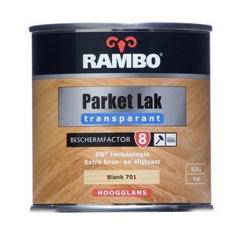 Rambo Parketlak Acryl Transparant 0,25L