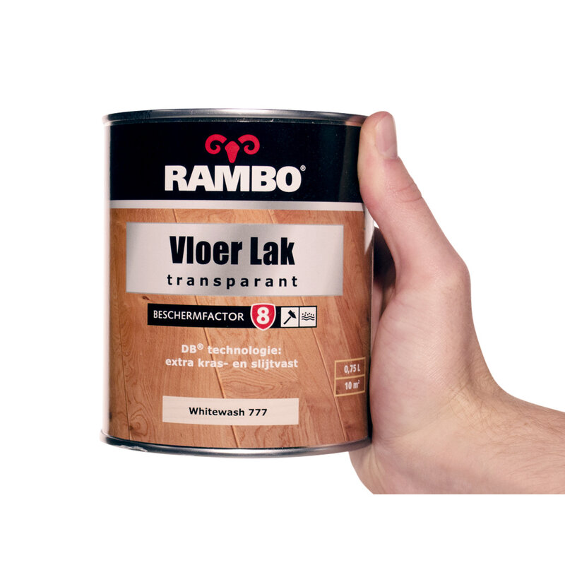 Rambo Vloer Lak White Wash 777 0.75L