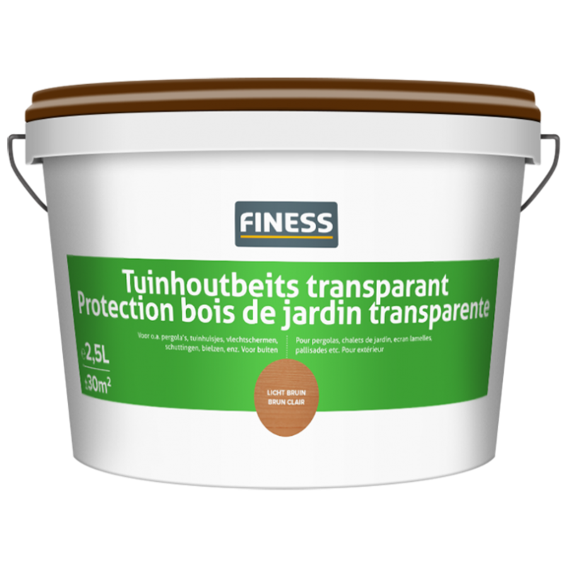 Finess Tuinhoutbeits Transparant 2.5 Liter