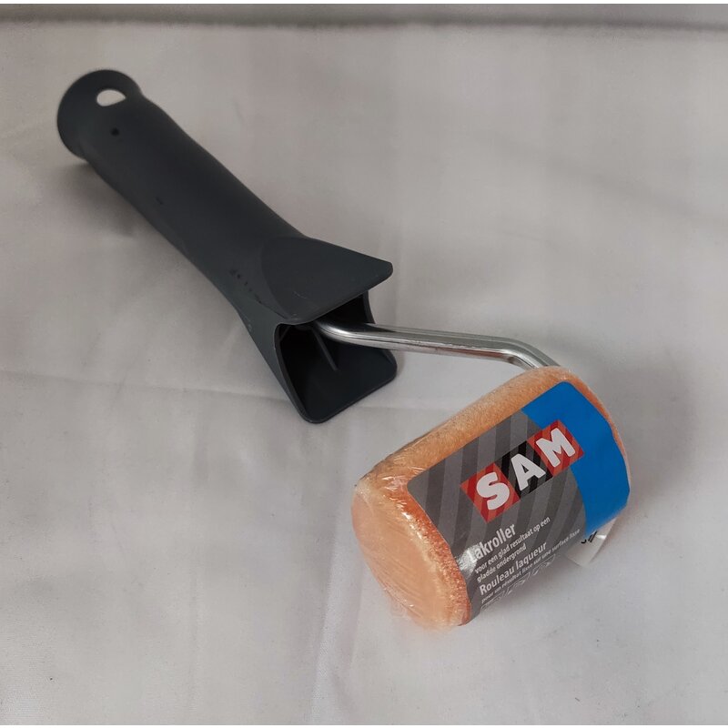SAM Lakroller waterbasis met houder 5 cm