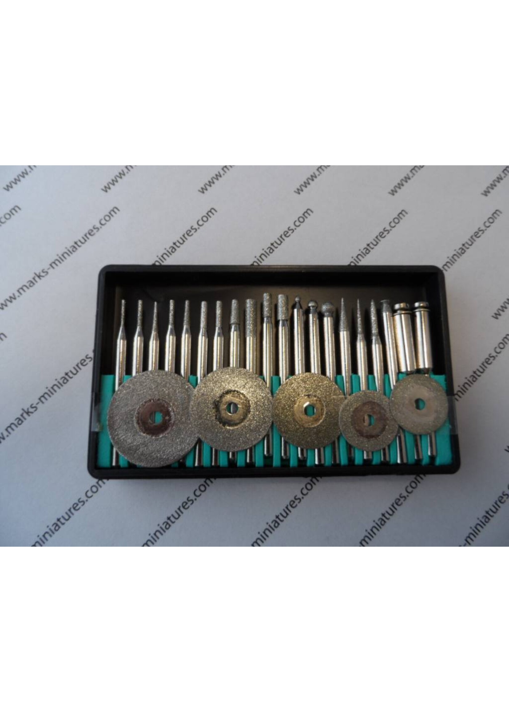 Diamond Burs + diamond disks - 25 parts