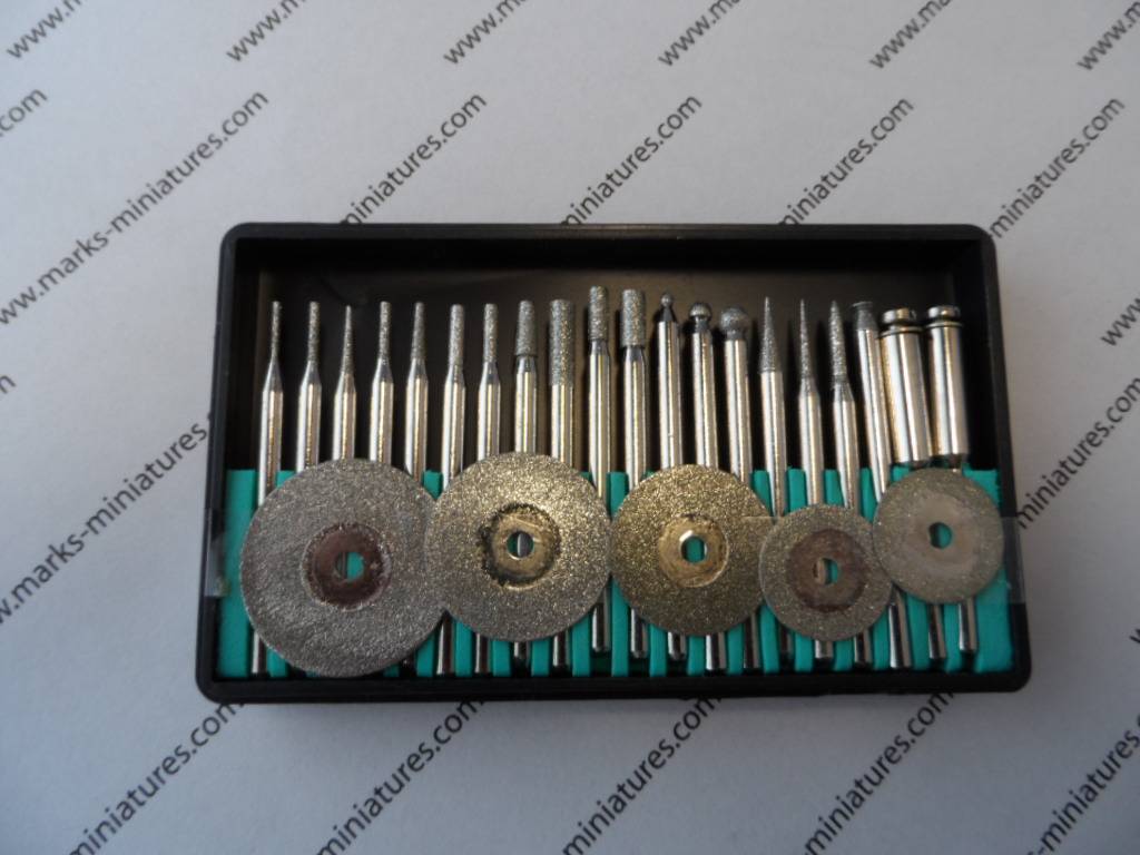 Mini Diamant-Trennscheiben für Keramik, Fliesen und Stein