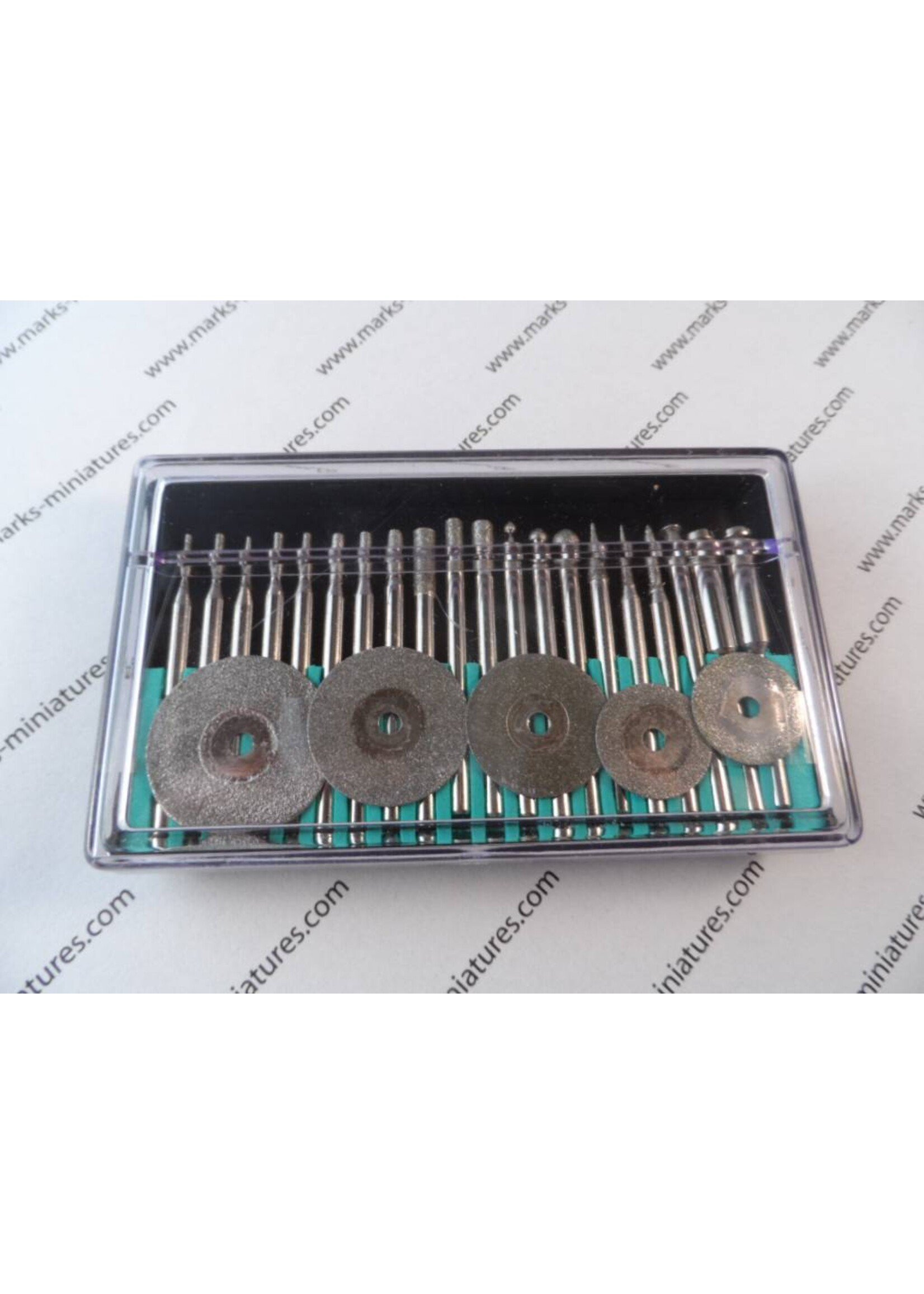 Diamond Burs + diamond disks - 25 parts