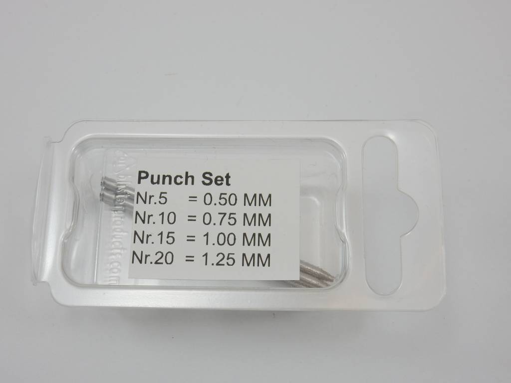 como resultado palanca Donación Mini Punch Set 0.50mm 0.75mm 1.00mm 1.25mm - Mark's Miniatures
