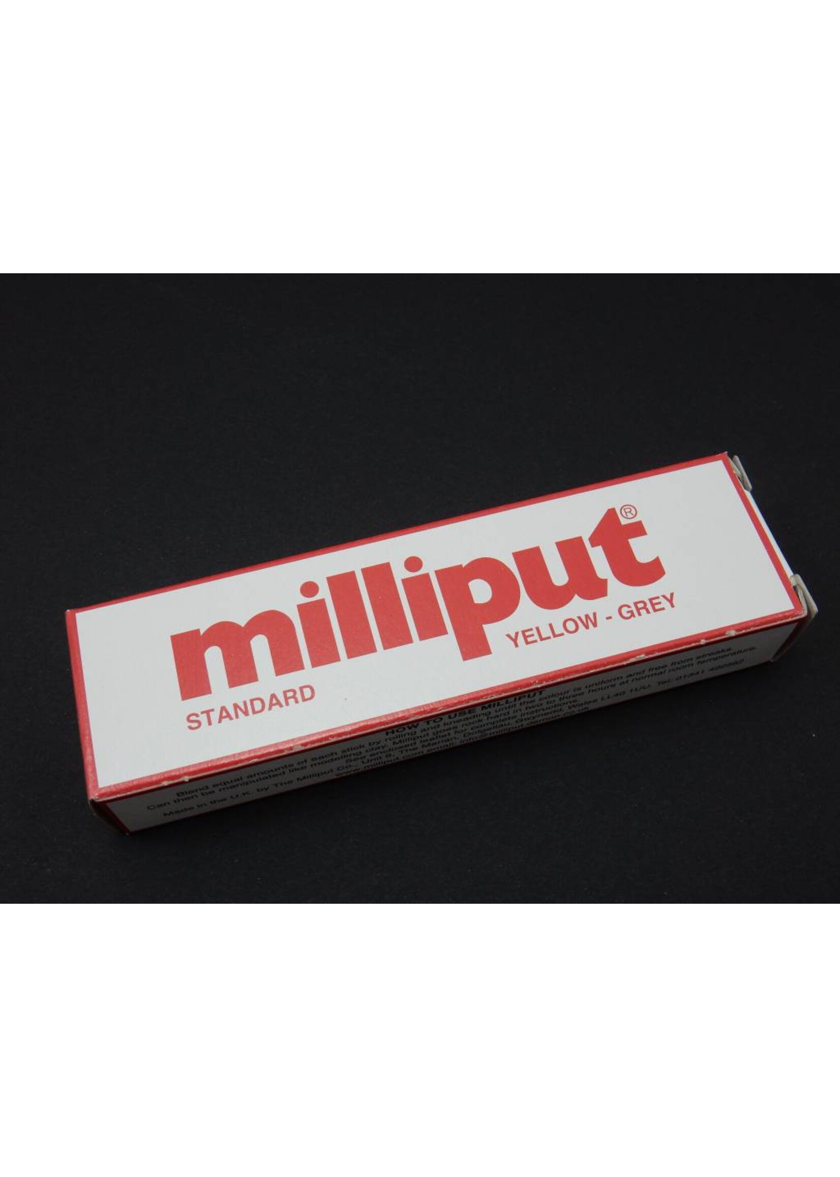 Milliput Epoxy Putty Pack of 3 (6 Sticks) Standard Yellow Grey Cold Setting  Modelling Restoring Sculpting