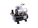Airbrush mini compressor met luchttank