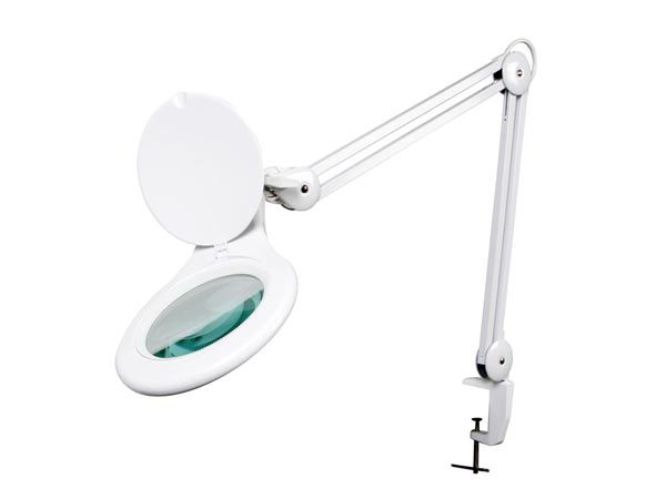 Led Desk Lamp With Magnifying Glass, Table Lamp With Magnifying Glass