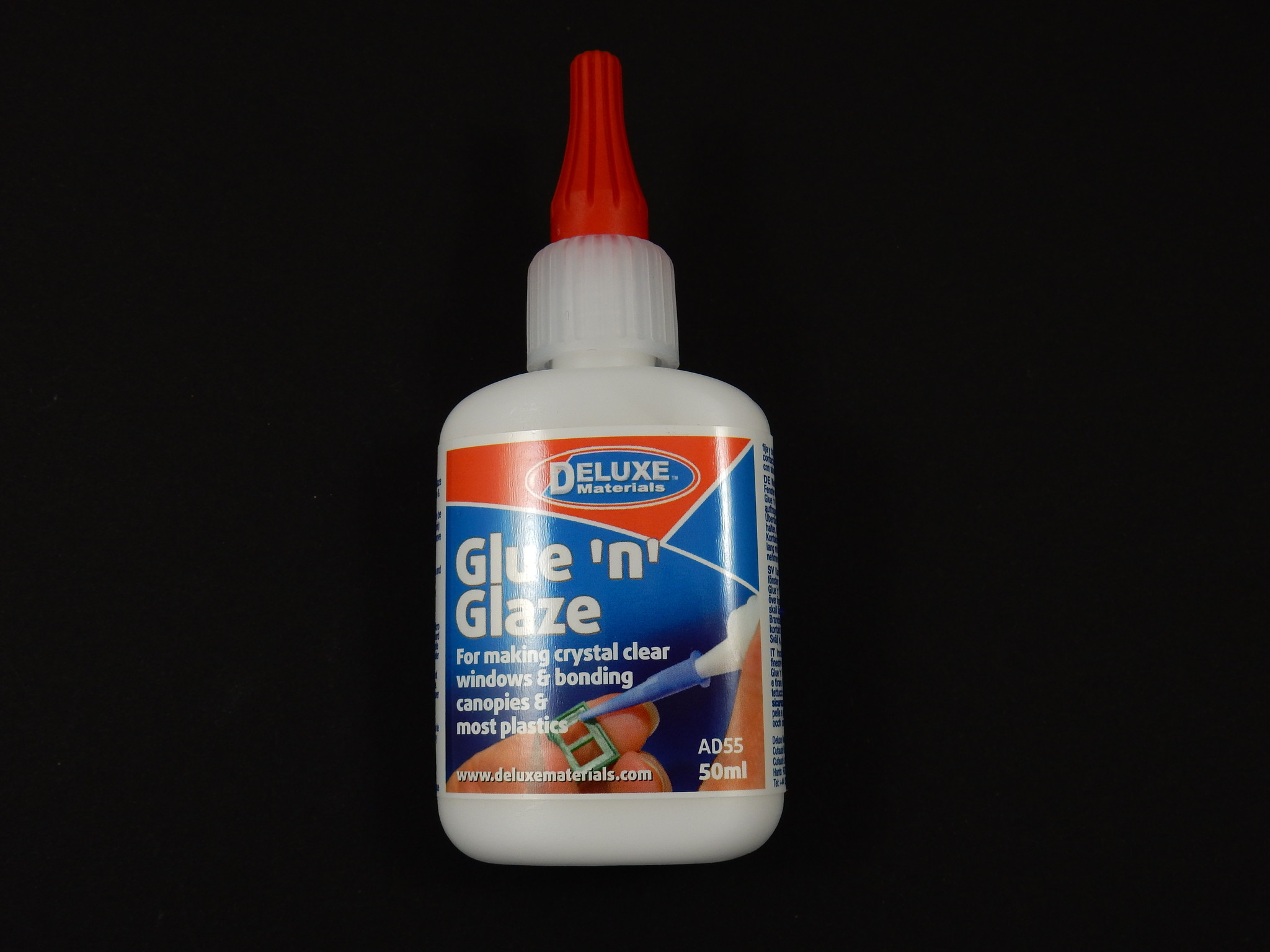 de sneeuw halfrond Antibiotica Glue 'n' Glaze - Kristalhelder -om ramen te lijmen - Mark's Miniatures