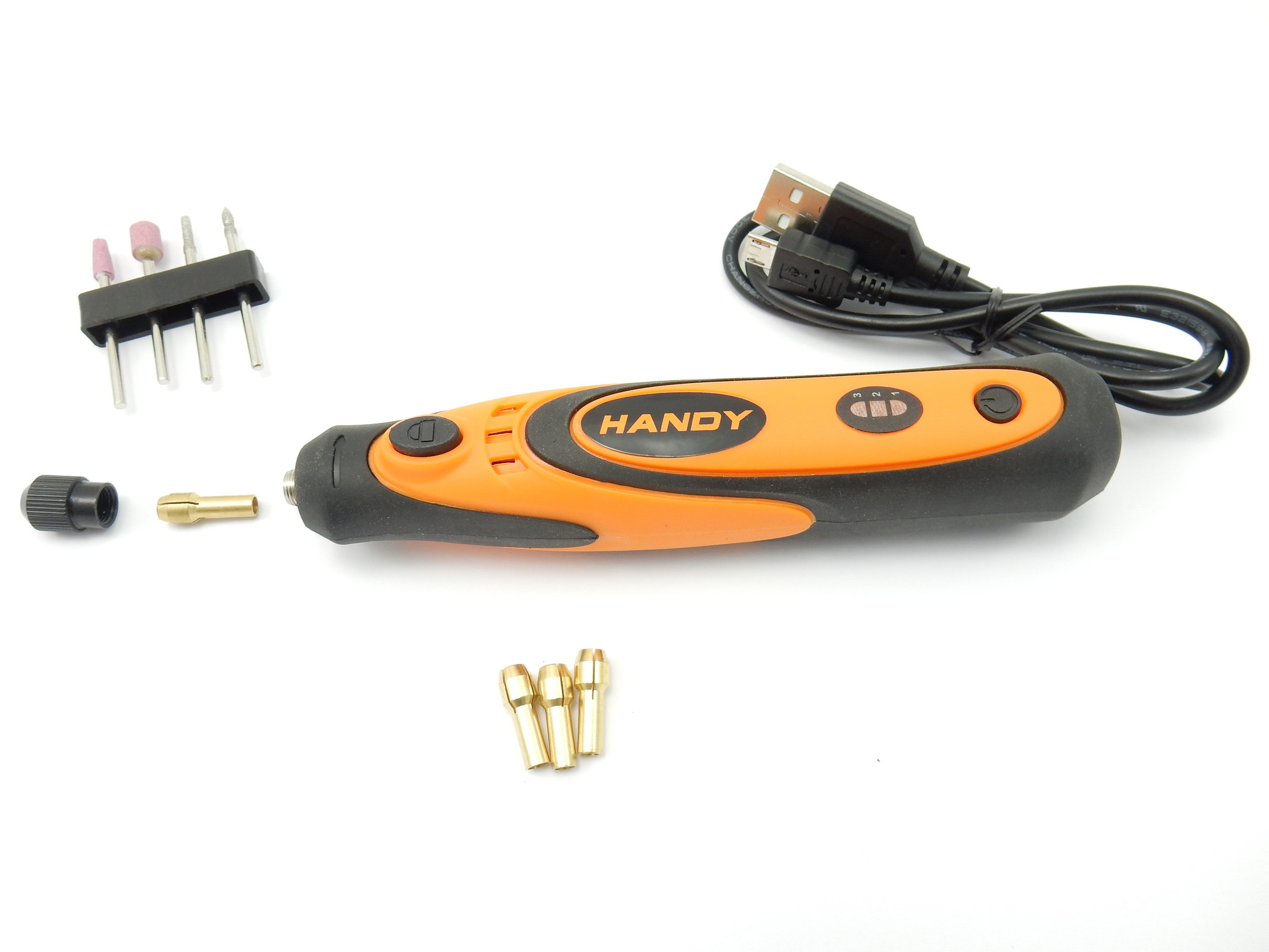 Aanpassingsvermogen seinpaal kort Mini frees, graveer en boormachine - Accu- Oplaadbaar USB - Mark's  Miniatures