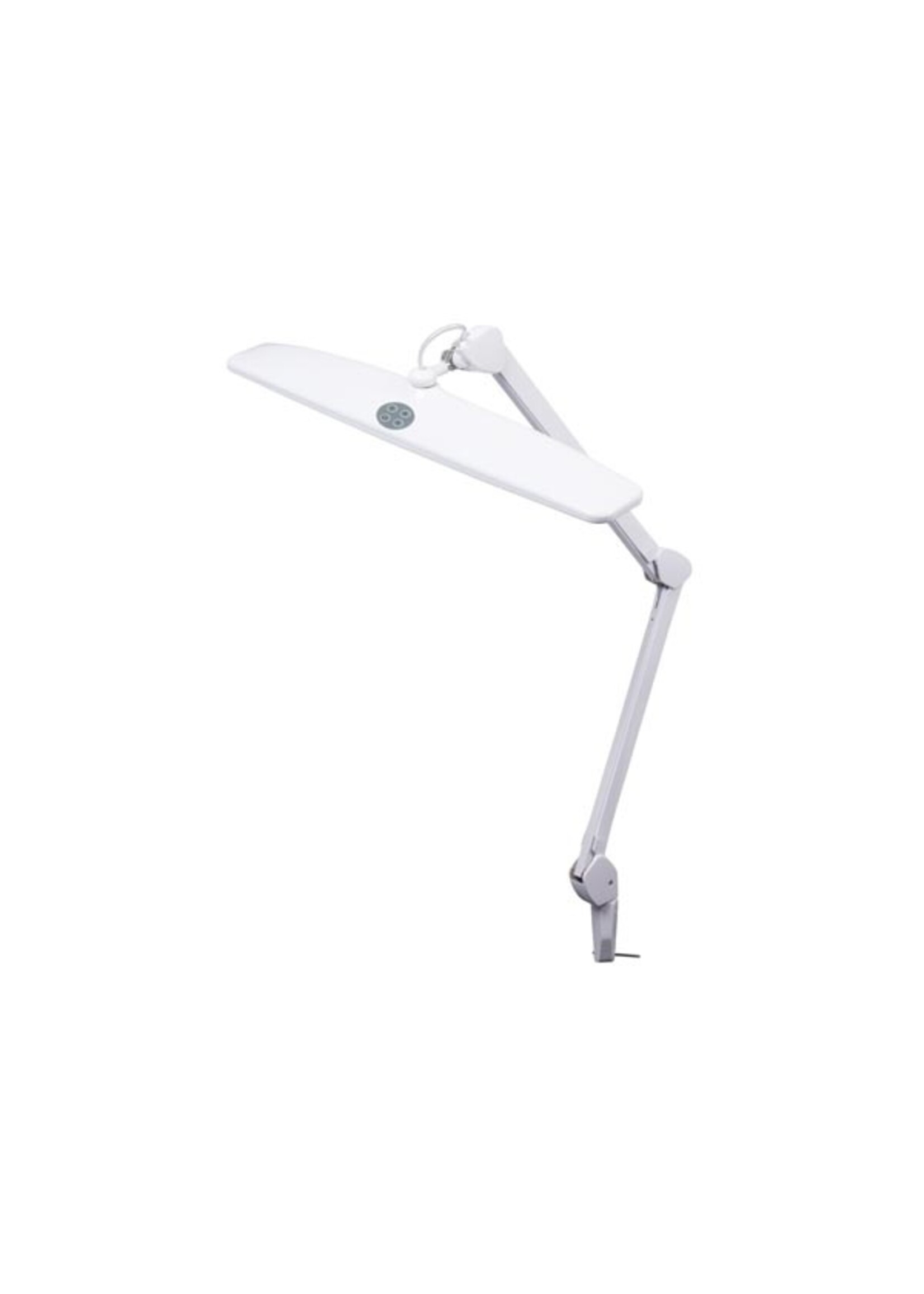 LED DESK LAMP WITH MAGNIFYING GLASS - DAYLIGHT- DIMMABLE - 3 DIOPTRE - 60  LED - WHITE