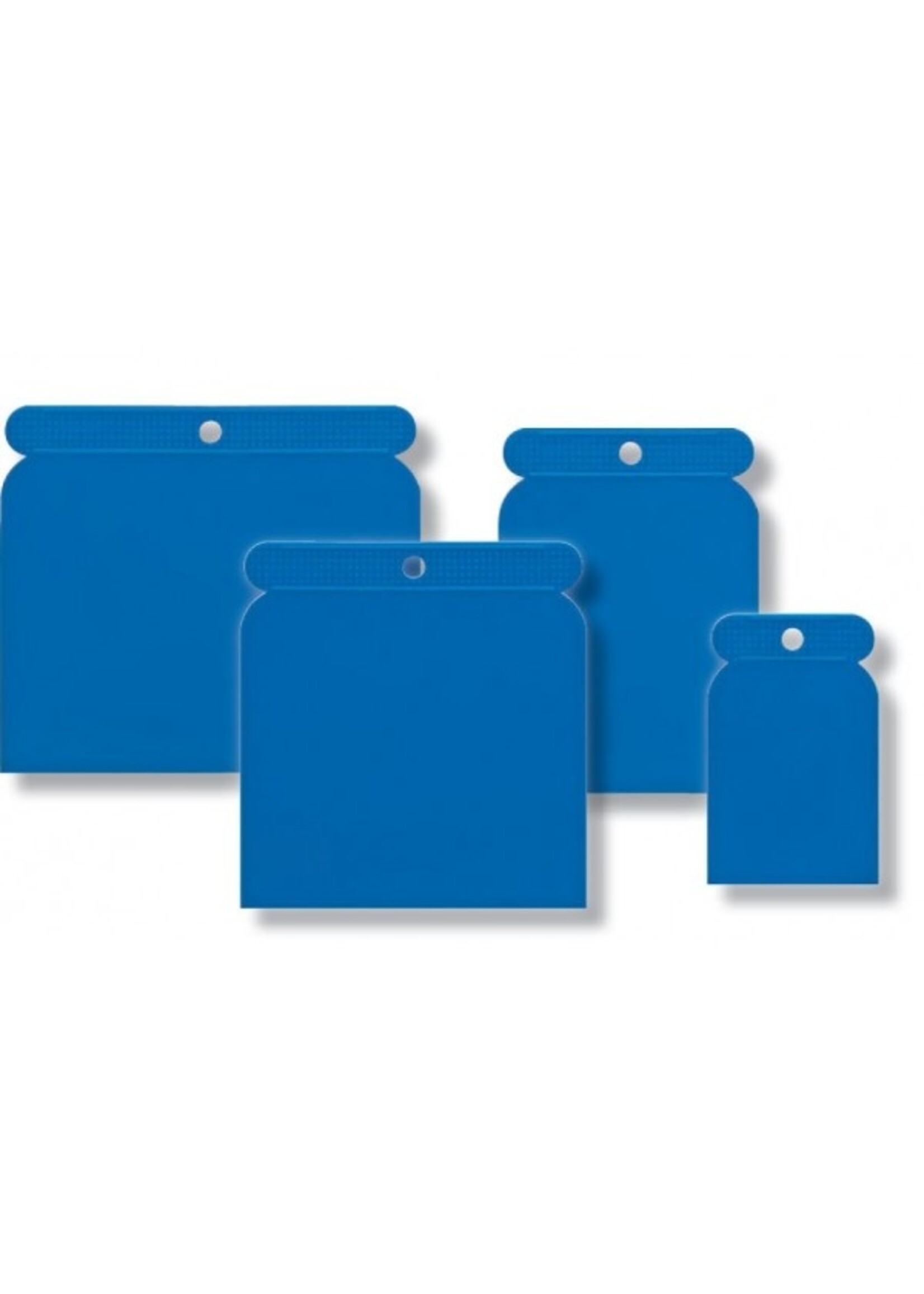 Kunststoffspachtelsatz Spachtel-Set 4-teilig blau - Onlineshop rund u, 1,00  €