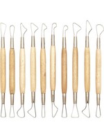 Clay loop tool set 16 cm - 10 pieces. - premium