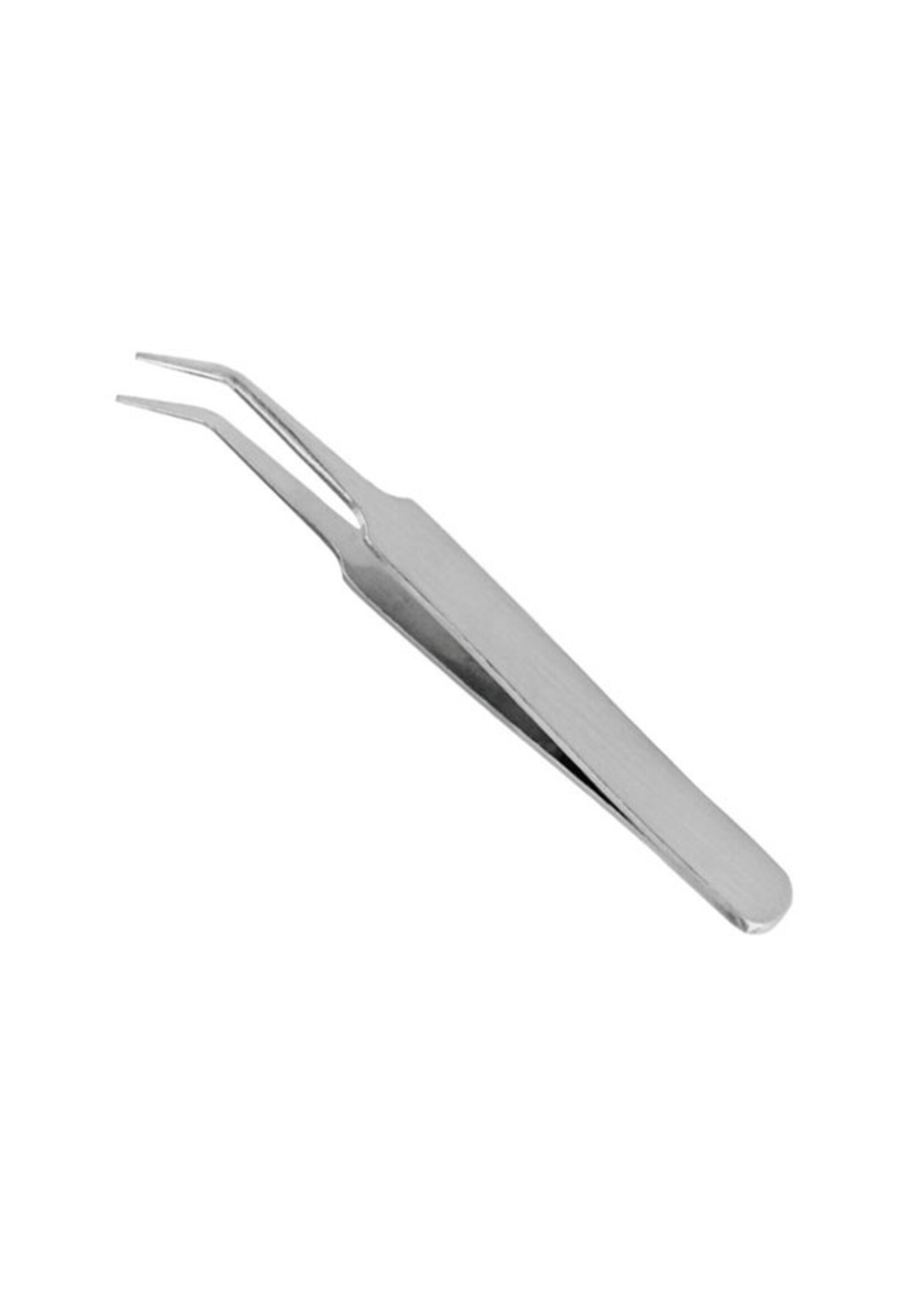 Mini Tweezer curved 8cm - narrow tips