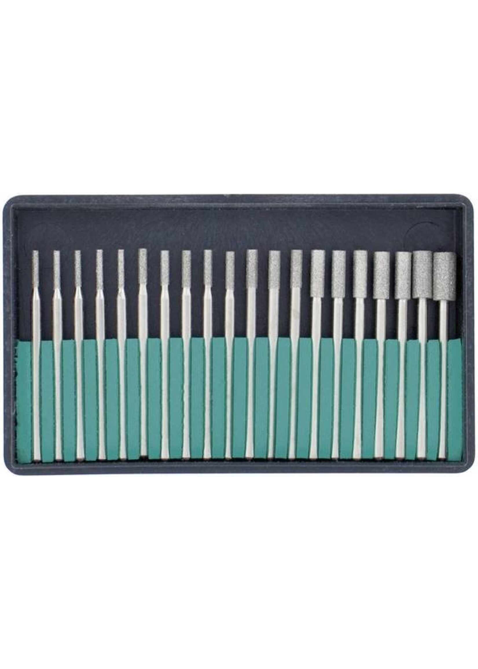 Diamond Burs  cylinder round - 20 pcs.