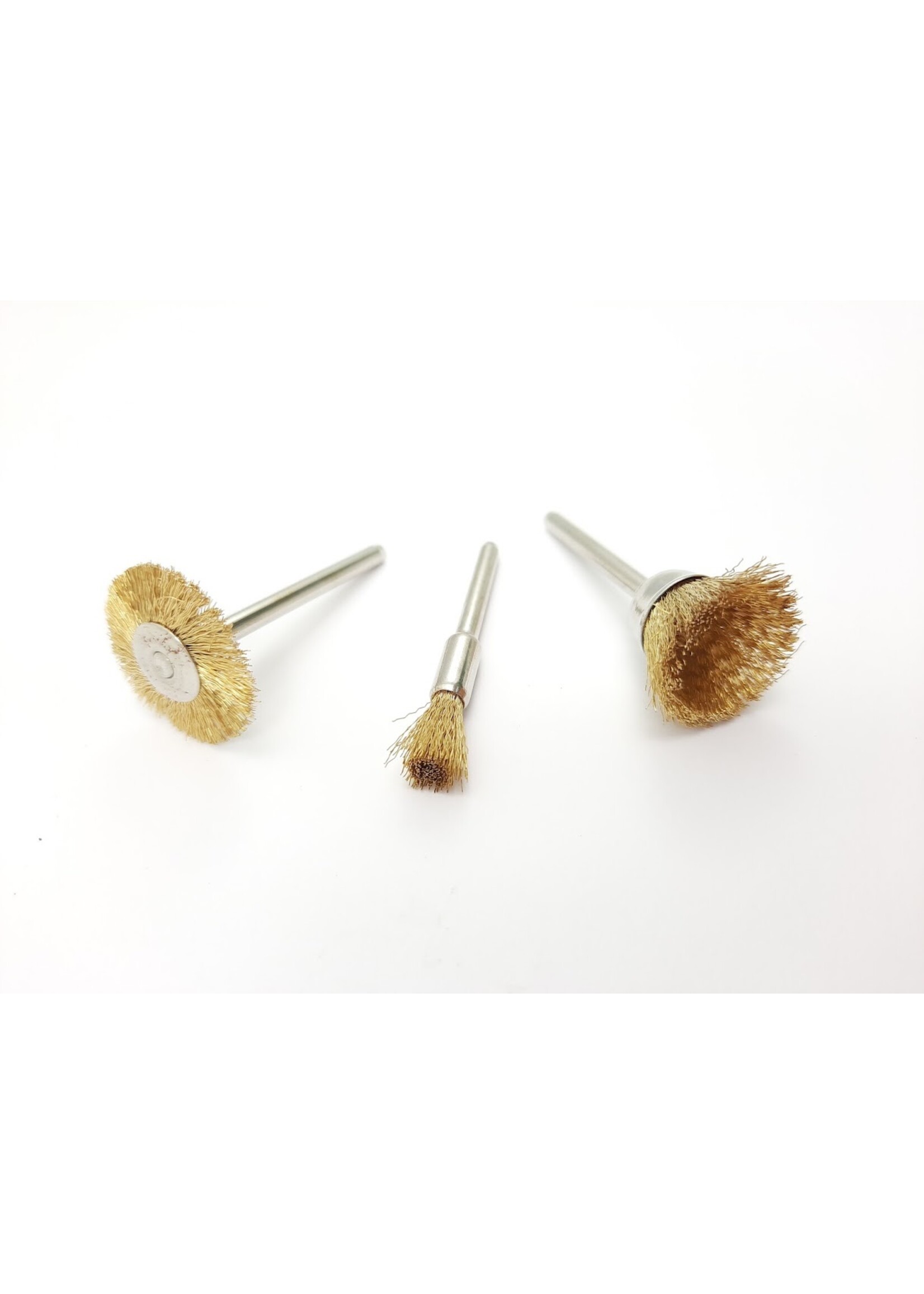 IMS Company - Brass Brush, Small Toothbrush Style, 3/8 Wide x 7-7/8  Length, 1/2 Trim (Bristle) Length. 101087 Brushes, Brass, Hand Held